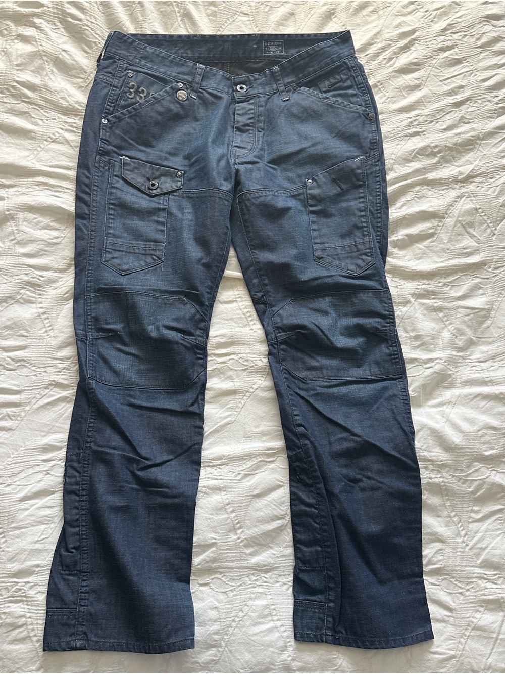 G-Star Dark Blue Men's Cargo Jeans
